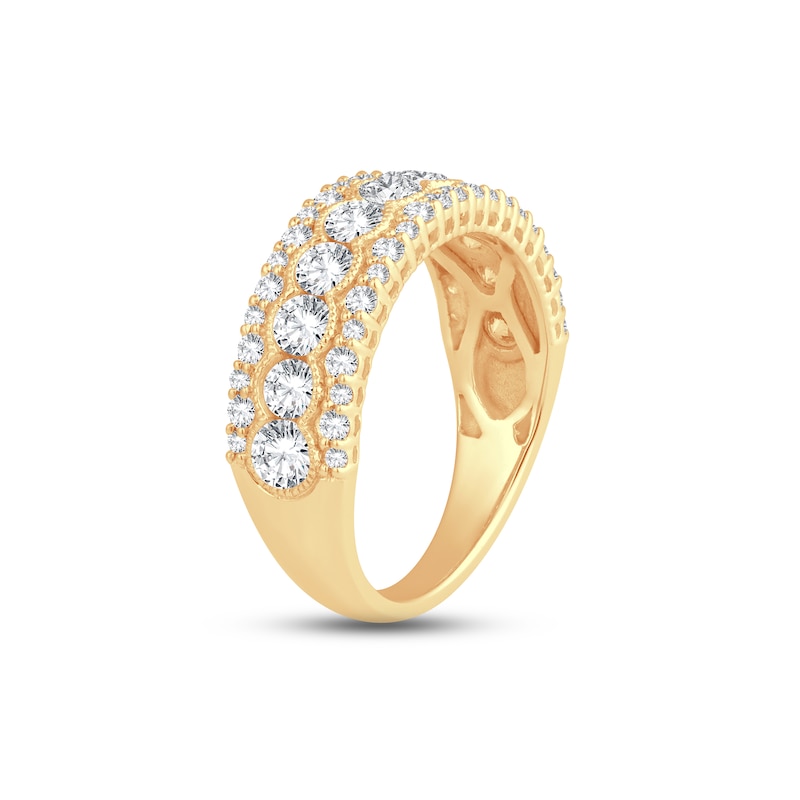 Main Image 2 of Now + Forever Diamond Anniversary Ring 1-1/2 ct tw Round-cut 14K Yellow Gold