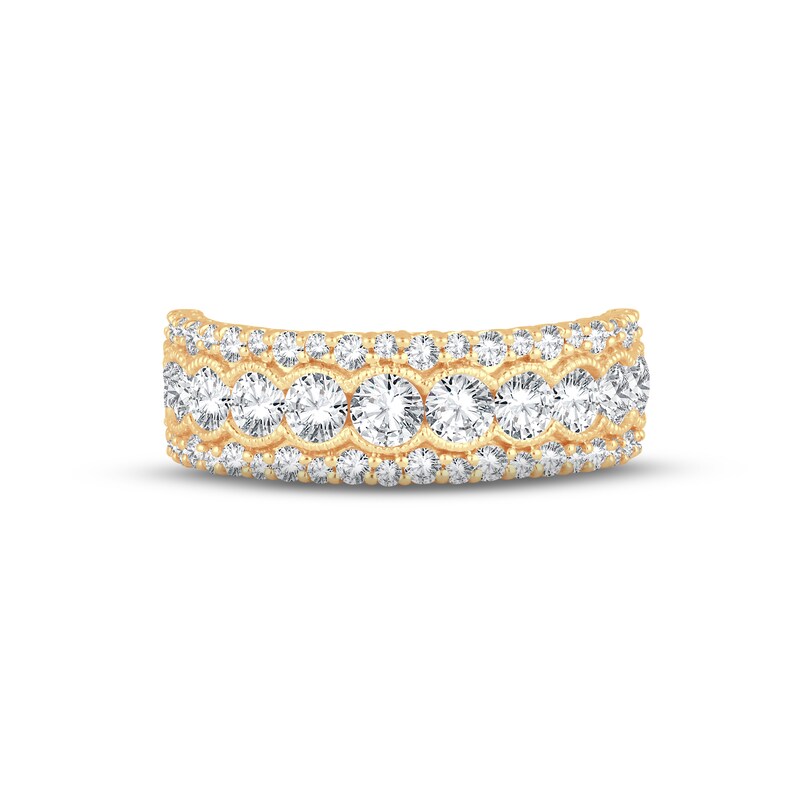 Main Image 3 of Now + Forever Diamond Anniversary Ring 1-1/2 ct tw Round-cut 14K Yellow Gold