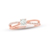Thumbnail Image 0 of Diamond Promise Ring 1/6 ct tw Round-cut 10K Rose Gold
