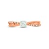 Thumbnail Image 2 of Diamond Promise Ring 1/6 ct tw Round-cut 10K Rose Gold