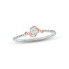 Thumbnail Image 0 of Diamond Promise Ring 1/6 ct tw Round-cut 10K Two-Tone Gold