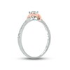 Thumbnail Image 1 of Diamond Promise Ring 1/6 ct tw Round-cut 10K Two-Tone Gold