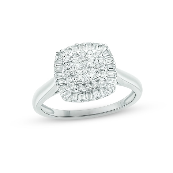 zonne puppy naald Kay Diamond Promise Ring 1/2 ct tw Round & Baguette-cut 10K White Gold | Alexandria Mall zonne puppy naald Kay Diamond Promise Ring 1/2 ct tw Round & Baguette-cut 10K White Gold | Alexandria Mall