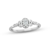 Thumbnail Image 0 of Diamond Promise Ring 1/4 ct tw Oval & Round-cut 10K White Gold