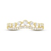 Thumbnail Image 4 of Now + Forever Diamond Contour Anniversary Ring 1/2 ct tw Round-cut 14K Yellow Gold