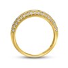 Diamond Anniversary Ring 1 ct tw Round-cut 10K Two-Tone Gold