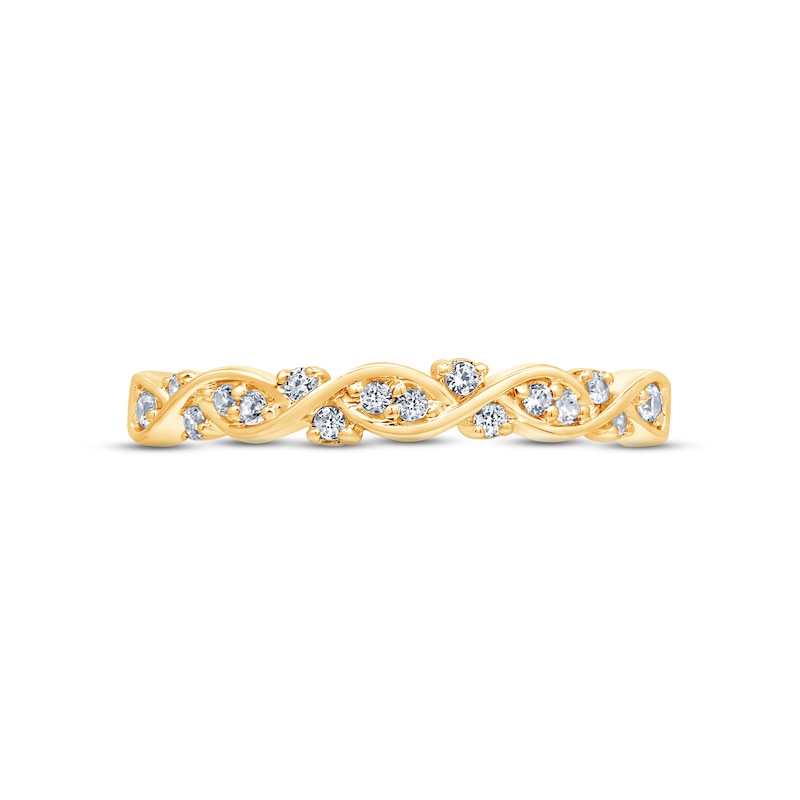 Main Image 3 of Now + Forever Diamond Anniversary Ring 1/6 ct tw Round-cut 10K Yellow Gold