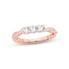 Thumbnail Image 1 of Now + Forever Diamond Three-Stone Anniversary Ring 1/2 ct tw Round-cut 14K Rose Gold