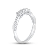 Thumbnail Image 2 of Now + Forever Diamond Three-Stone Anniversary Ring 1/2 ct tw Round-cut 14K White Gold