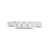 Thumbnail Image 3 of Now + Forever Diamond Three-Stone Anniversary Ring 1/2 ct tw Round-cut 14K White Gold
