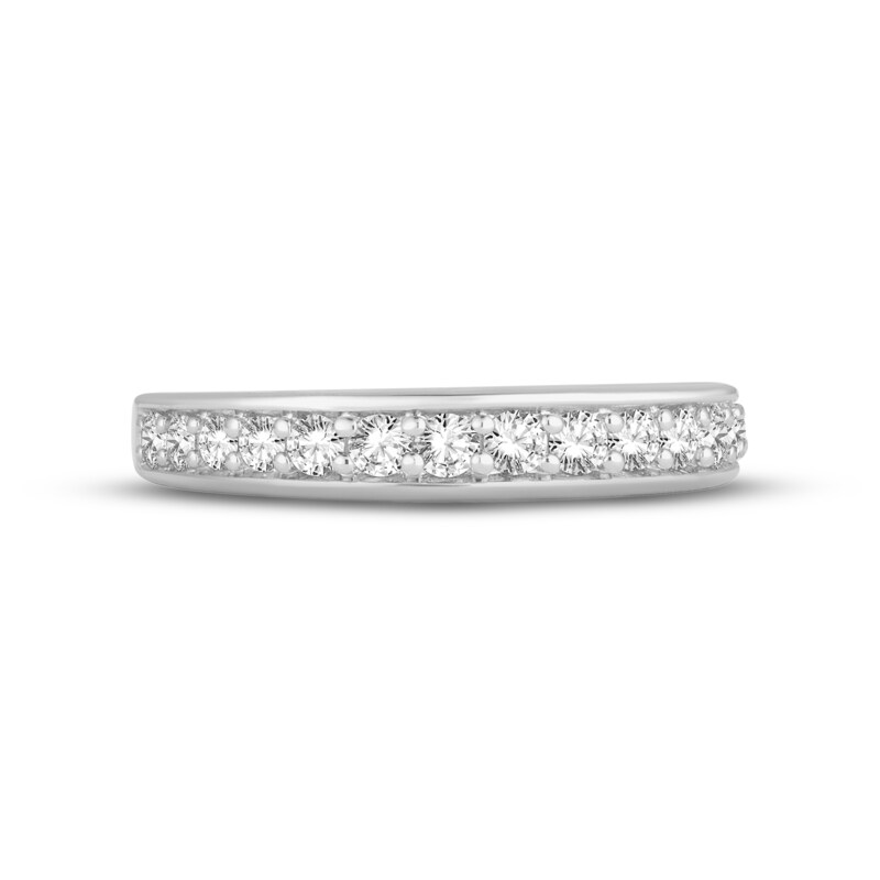 Diamond Anniversary Ring 1/2 ct tw Round-cut 14K White Gold
