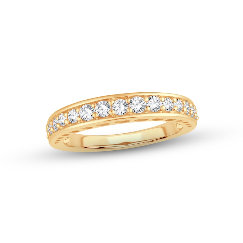 Main Image 1 of Now + Forever Diamond Anniversary Ring 1/2 ct tw Round-cut 14K Yellow Gold