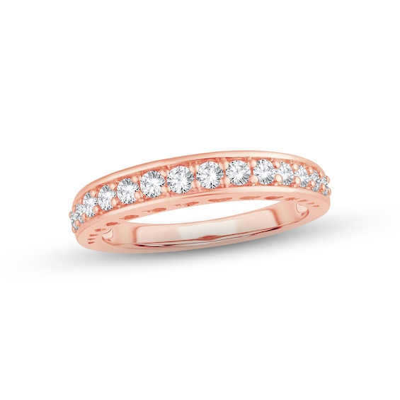 Now + Forever Diamond Anniversary Ring 1/2 ct tw Round-cut 14K Rose Gold