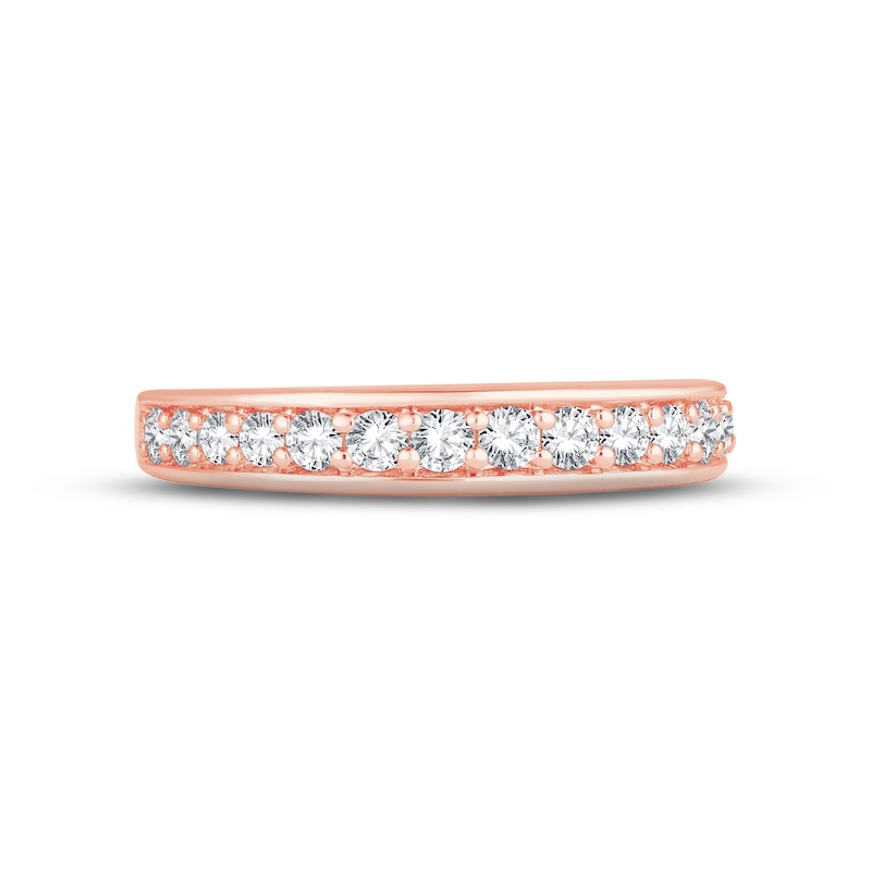 Main Image 3 of Now + Forever Diamond Anniversary Ring 1/2 ct tw Round-cut 14K Rose Gold