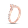 Thumbnail Image 2 of Now + Forever Diamond Contour Anniversary Ring 5/8 ct tw Round-cut 14K Rose Gold