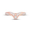 Thumbnail Image 3 of Now + Forever Diamond Contour Anniversary Ring 5/8 ct tw Round-cut 14K Rose Gold