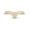 Thumbnail Image 3 of Now + Forever Diamond Contour Anniversary Ring 5/8 ct tw Round-cut 14K Yellow Gold