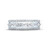 Thumbnail Image 2 of Diamond Anniversary Ring 1/2 ct tw Round & Marquise-cut 14K White Gold