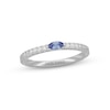 Thumbnail Image 1 of Neil Lane Tanzanite & Diamond Anniversary Ring 1/3 ct tw 14K White Gold