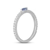 Thumbnail Image 2 of Neil Lane Tanzanite & Diamond Anniversary Ring 1/3 ct tw 14K White Gold