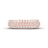 Thumbnail Image 3 of Now + Forever Diamond Eternity Anniversary Ring 1-1/2 ct tw Round & Baguette-cut 14K Rose Gold