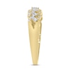 Thumbnail Image 1 of Diamond Anniversary Ring 1/5 ct tw Baguette & Round-cut 10K Yellow Gold