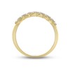 Thumbnail Image 4 of Diamond Anniversary Ring 1/5 ct tw Baguette & Round-cut 10K Yellow Gold