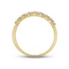 Thumbnail Image 3 of Diamond Anniversary Ring 1/5 ct tw Baguette & Round-cut 10K Yellow Gold