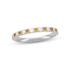 Thumbnail Image 0 of Neil Lane Citrine & Diamond Anniversary Ring 1/5 ct tw 14K White Gold