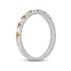 Neil Lane Citrine & Diamond Anniversary Ring 1/5 ct tw 14K White Gold