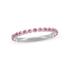 Thumbnail Image 0 of Neil Lane Pink Tourmaline Anniversary Ring 14K White Gold