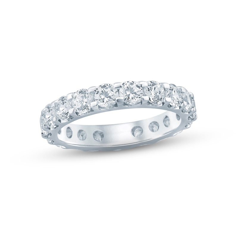 Diamond Eternity Ring 3 ct tw Round-cut 14K White Gold