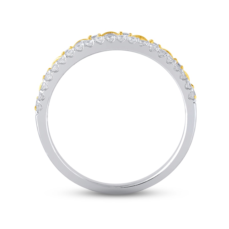 Main Image 2 of Now + Forever Diamond Anniversary Ring 1/2 ct tw Round-cut 10K Two-Tone Gold