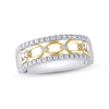 Thumbnail Image 1 of Now + Forever Diamond Anniversary Ring 1/3 ct tw Round-cut 10K Two-Tone Gold