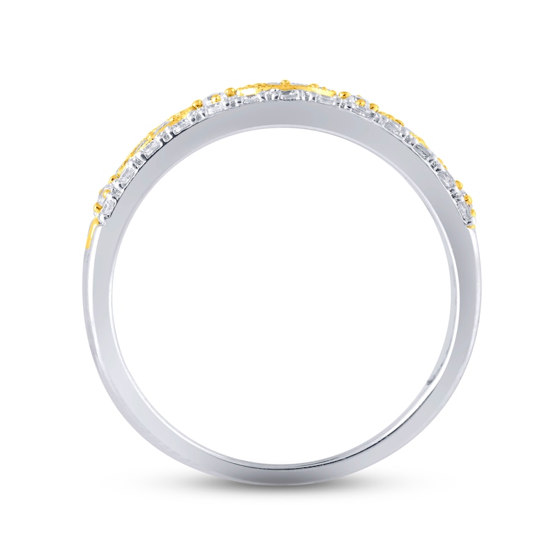 Main Image 2 of Now + Forever Diamond Anniversary Ring 1/3 ct tw Round-cut 10K Two-Tone Gold