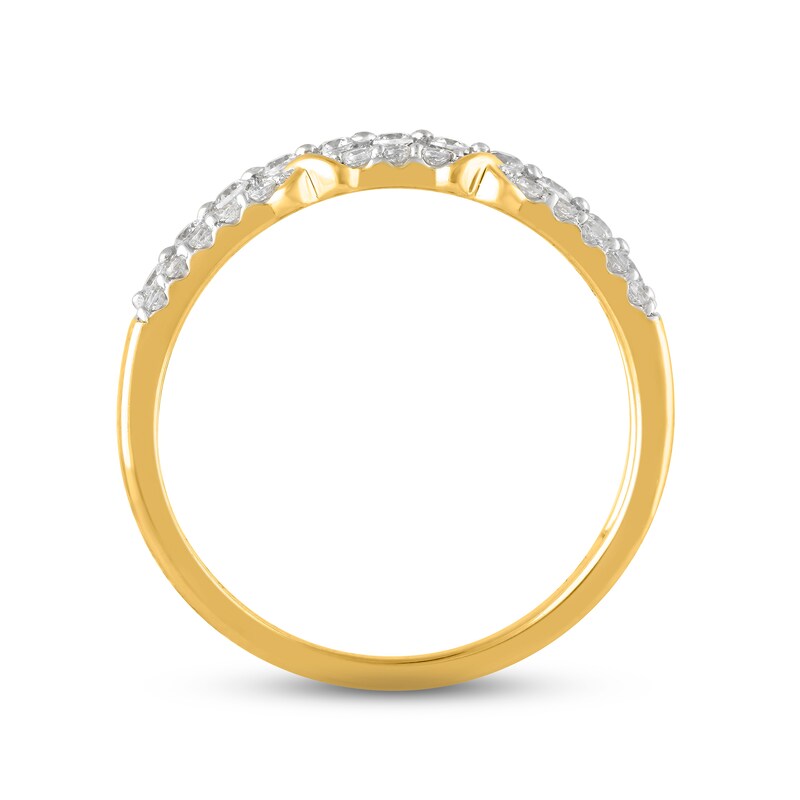 Main Image 2 of Now + Forever Diamond Anniversary Ring 1/3 ct tw Round-cut 10K Two-Tone Gold