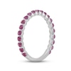 Thumbnail Image 2 of Neil Lane Rhodolite Garnet Anniversary Ring 14K White Gold