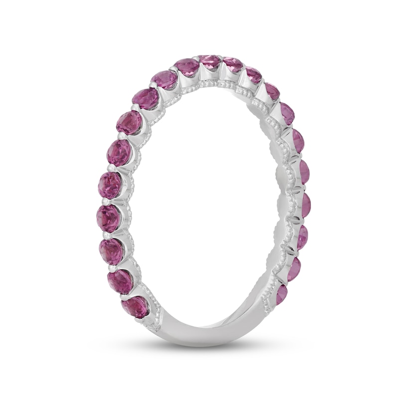 Neil Lane Rhodolite Garnet Anniversary Ring 14K White Gold