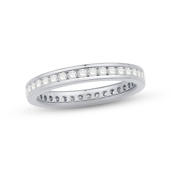 Diamond Eternity Ring 1/2 ct tw Round-cut 14K White Gold