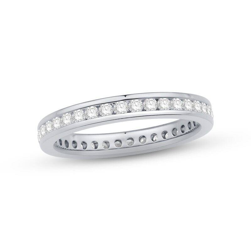 Main Image 1 of Now + Forever Diamond Eternity Ring 1/2 ct tw Round-cut 14K White Gold