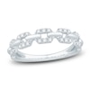 Thumbnail Image 1 of Now + Forever Diamond Link Anniversary Ring 1/4 ct tw Round-cut 10K White Gold