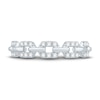 Thumbnail Image 3 of Now + Forever Diamond Link Anniversary Ring 1/4 ct tw Round-cut 10K White Gold