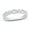 Thumbnail Image 1 of Now + Forever Diamond Anniversary Ring 1/4 ct tw Round-cut 10K White Gold