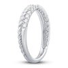 Thumbnail Image 1 of Diamond Rope Anniversary Ring 1/3 ct tw Round-cut 10K White Gold