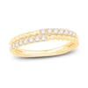 Thumbnail Image 0 of Diamond Rope Anniversary Ring 1/3 ct tw Round-cut 10K Yellow Gold