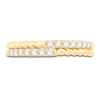 Thumbnail Image 2 of Diamond Rope Anniversary Ring 1/3 ct tw Round-cut 10K Yellow Gold