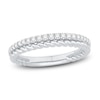 Thumbnail Image 0 of Diamond Rope Anniversary Ring 1/4 ct tw Round-cut 10K White Gold
