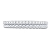 Thumbnail Image 3 of Now + Forever Diamond Rope Anniversary Ring 1/4 ct tw Round-cut 10K White Gold