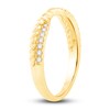 Thumbnail Image 2 of Now + Forever Diamond Twist Anniversary Ring 1/5 ct tw Round-cut 10K Yellow Gold