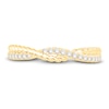 Thumbnail Image 3 of Now + Forever Diamond Twist Anniversary Ring 1/5 ct tw Round-cut 10K Yellow Gold